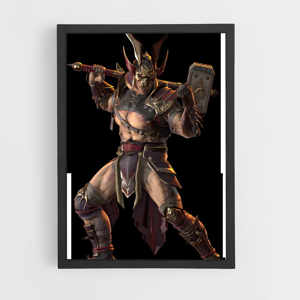 Poster Shao Kahn : Le Conquérant – affiche Mortal kombat (vue 2)